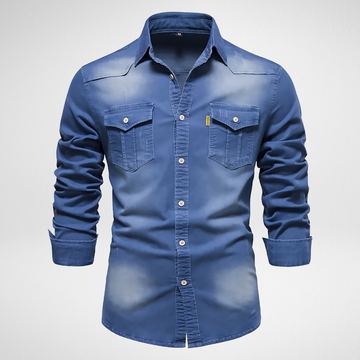 Avantea Cotton Denim Shirt