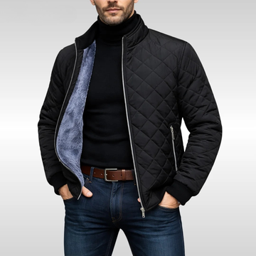 Fleece-Lined Quilted Jacket