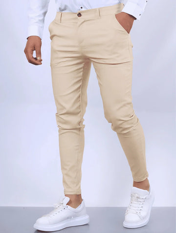 Noa Stretch Trousers – Khaki