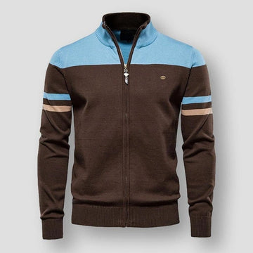 ATLAS – Retro Striped Bomber Jacket