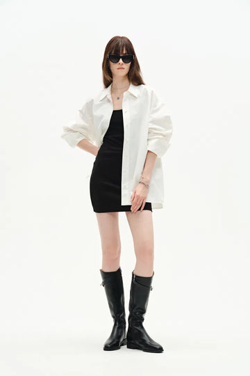Linda Button-Up Shirt in Oxford Cotton